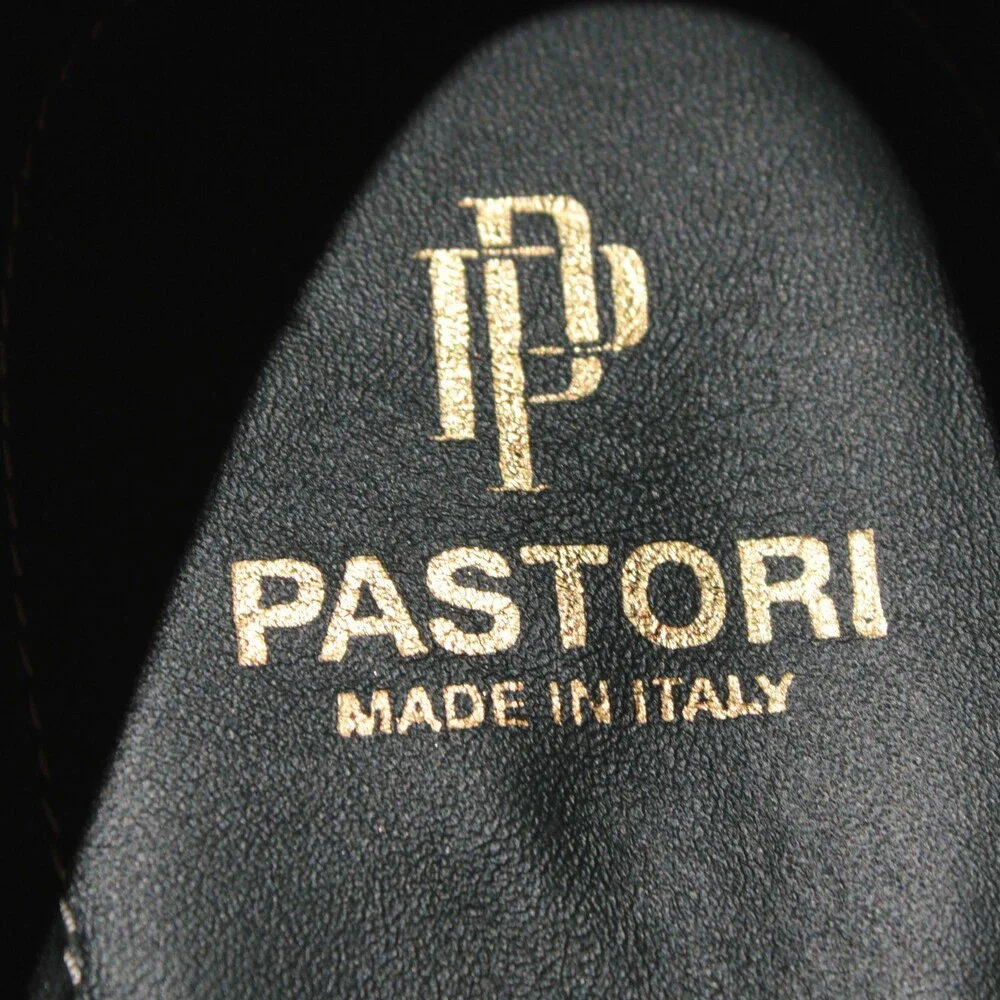 Pastori NWB Single Monk Strap Dress Shoes Size 11.5 US in Whiskey Brown Leather